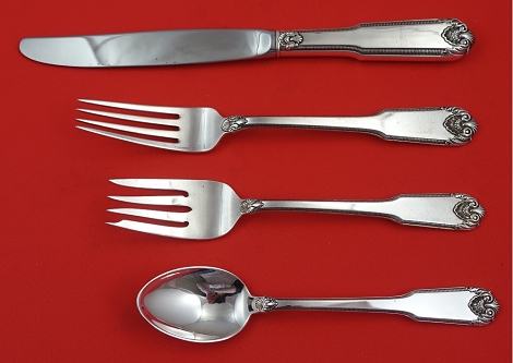 Dinner 4-pc Setting availibility based on stock listed below - Whitehall by International - Sterling